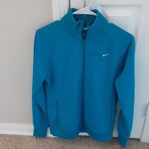Nike Blueish Green Full-Zip Jacket/Top